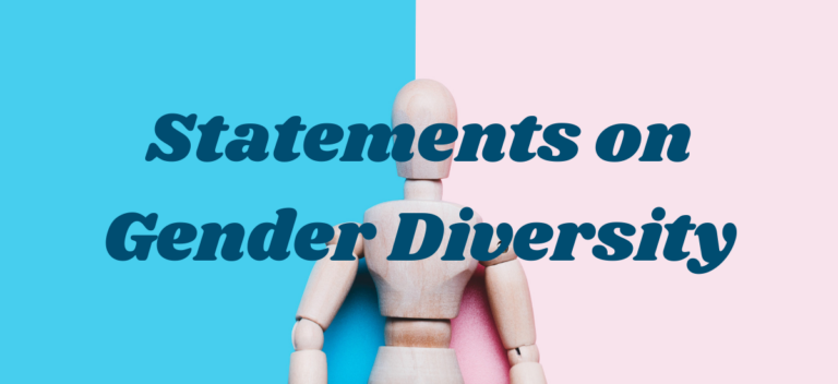 Statements on Gender Diversity